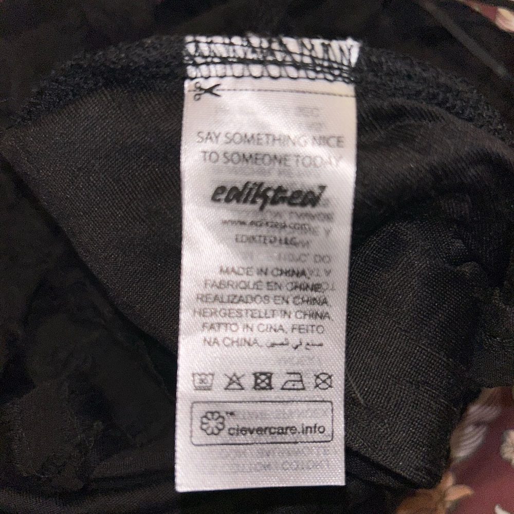 NWOT - Edikted Black Shredded Mini Dress with Plunge Neckline - Picture 9 of 11